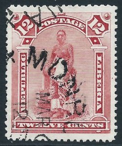 Liberia, Sc #39, 12c Used