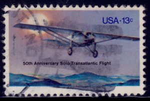 United States, 1977,  Spirit of St.Louis, 13c, sc#1710, used**