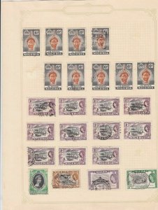 nigeria stamps sheet ref 17759