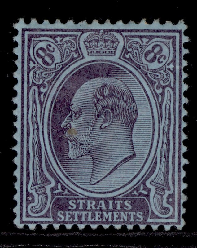 MALAYSIA - Straits Settlements EDVII SG126, 8c purple/blue, M MINT. Cat £55.