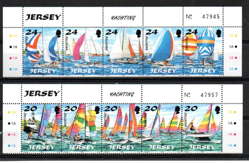 Jersey 844-853 MNH ..