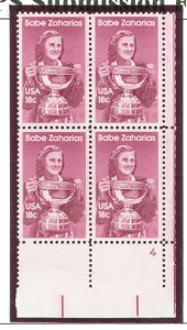 United States #1932 Mint (NH) Plate Block (Sports)