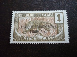 Stamps - French Equatorial Africa - Scott# 23 - Mint Hinged Part Set of 1 Stamp