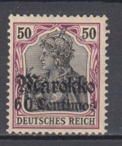 1911 German Offices in Maroc Michel 53 MLH