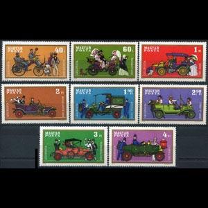 HUNGARY 1970 - Scott# C296-303 Cars Set of 8 NH