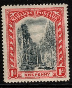 BAHAMAS SG75a 1916 1d GREY-BLACK & SCARLET MTD MINT