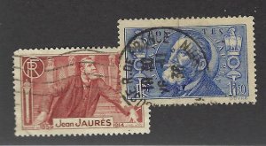 France #313-314 Used VF...Nice Stamps!