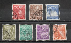 Switzerland 219-225 used (B)