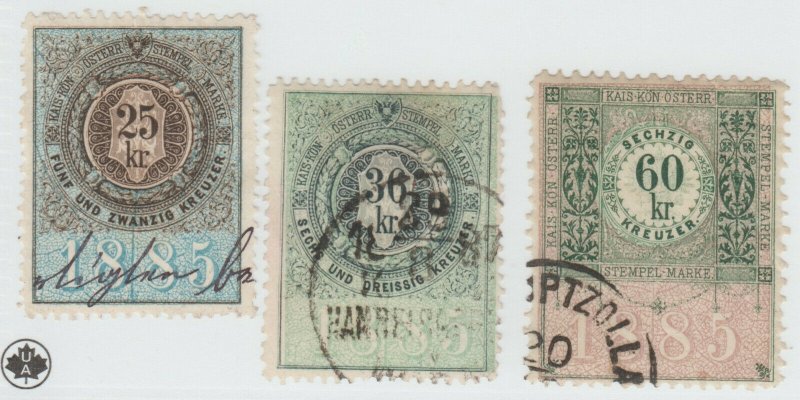 Austria Cinderella Revenue Fiscal stamp 9-19-21 as seen- 4k