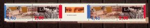 FRANCE Sc 2397a NH STRIP OF 1993 - LOUVRE MUSEUM - (CT5)