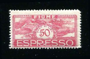 Fiume E3 Special Delivery MH Gum Crease 1920