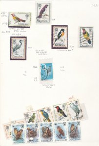 SURINAME Finland Sweden Swaziland BIRDS MNH MH Used (Apx 70+) AGA046