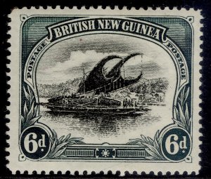 AUSTRALIA - Papua EDVII SG6, 6d black & myrtle, LH MINT. Cat £65. WMK HORIZONTAL