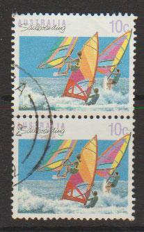 Australia SG 1174 FU  perf 13 1/2   - pair Australia Day