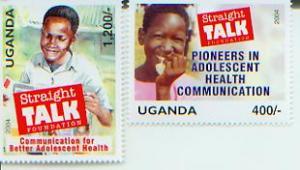 Straight Talk Foundation, Set of 2 Stamps, UGAN04003