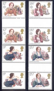 Great Britain - 1980 MNH 4 gutter pairs #915-8 Lot #0_19