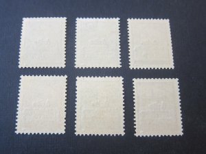 Macau 1936 Sc C1-C6 set MH