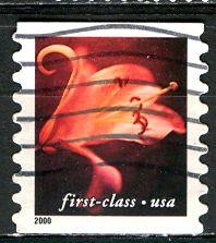 USA; 2000: Sc. # 3463: O/Used Coil Single Stamp