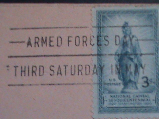 ​UNITED STATES,1950- COMMERCIAL COVER-VERY OLD FANCY CANCELLED-USED VERY FINE