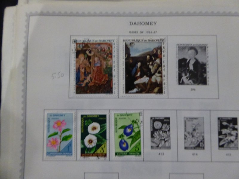 Dahomey 1899-1972 Fabulous Collection of Mint and Used Stamps