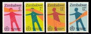 Zimbabwe 1981 Scott #438-441 Mint Never Hinged