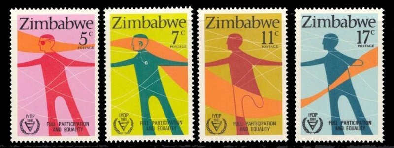 Zimbabwe 1981 Scott #438-441 Mint Never Hinged