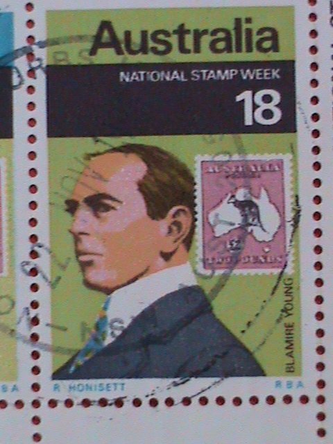 AUSTRALIA STAMP : 1996 NATIONAL STAMP WEEK  CTO S/S- VERY RARE