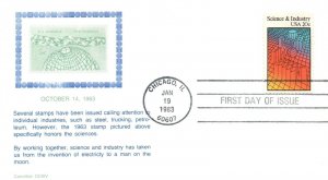 1983 FDC - Oct 14, 1963 To Honor Sciences - Carrolton Cachet - F25083