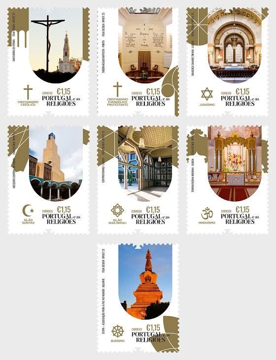 Portugal - Postfris/MNH - Complete set Religion 2023
