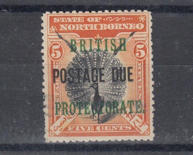 North Borneo 1905 5c Postage Due SGD41 MLH J4992