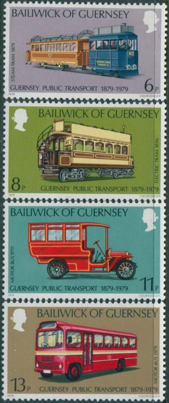 Guernsey 1979 SG203-206 Public Transport set MNH