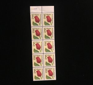 2520a booklet pane,  Non Bullseye Perf Variety, Scott CV $15