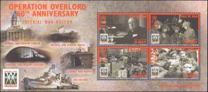 Great Britain Isle of Man #1028-1032, Cplt Set(5), 2004, Aviation-Airplanes, NH