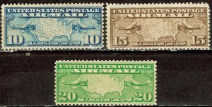 USA; 1926: Sc. # C7-C9: MNH Cpl. Set