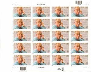 US 3659 - 37¢ Ogden Nash Unused