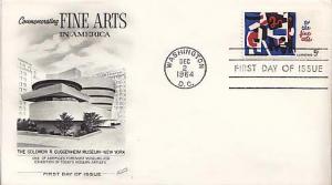 United States, First Day Cover, Art