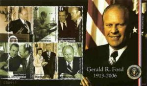 Micronesia - Gerald Ford  Sheet of 6 MIC0712 
