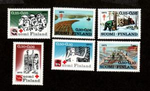 Finland # B188-B193 Mint!