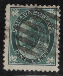 CANADA Scott 67 Used 1897 1c Victoria