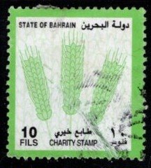 Bahrain - #RA3 Charity Stamp  - Used