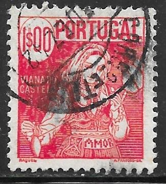 Portugal 612: 1e Farmer's Wife from Viana do Castelo (Minho), used, F-VF