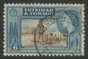 STAMP STATION PERTH Trinidad & Tobago #77 QEII Pictorial Definitive Used 1953