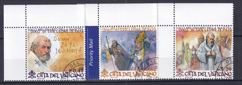 2002 - VATICAN - Leone XII - Sc  #1225-27  - Used