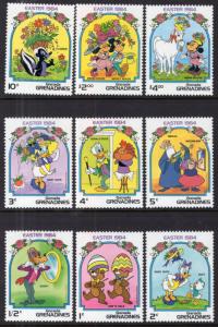 Grenada Grenadines 560-568 Disney's MNH VF