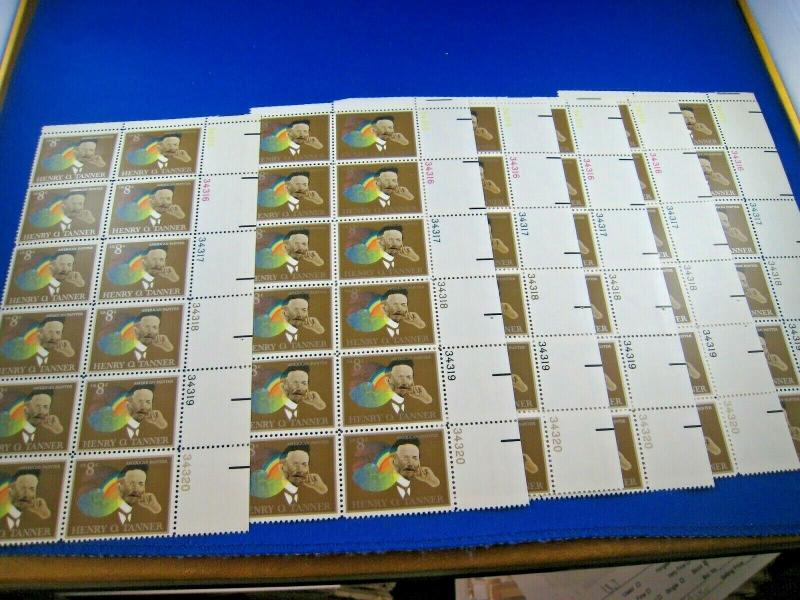 U.S. SCOTT # 1484-1487  -  PLATE BLOCKS of 12 -  LOT of 5 each     MNH