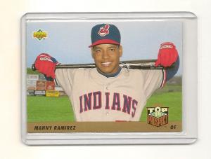 MANNY RAMIREZ  UPPER DECK CLEVELAND INDIANS   CARD # 433