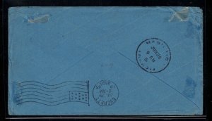 Guam #E1 Very Fine Used On Rare Cover To Everett Washington Along With 2cent Red