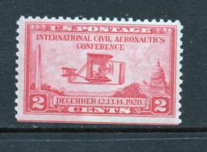 Scott # 649  unused  OG  MNH single