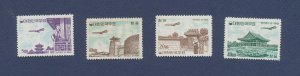 KOREA - Scott C27-C30  - VF MNH - 1962 - two scans