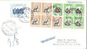 Sudan 1m Nubian Ibex (5), 4m Baggara Girl (5) and 2P Cotton Picking 1952 KHTM...